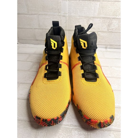 Adidas Dame 5 Dame Goose Bold Gold/Shock Red/Core Black BB9315 size 18 Big Tall - Picture 10 of 11